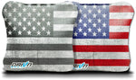 Distressed Grunge American Flag Stick & Slick Bags