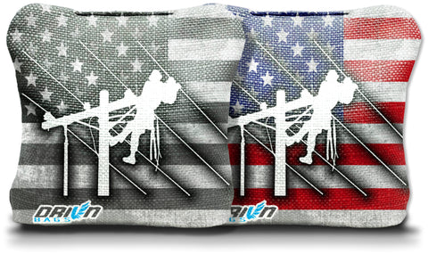 Lineman Backbone 2 Flag Stick & Slick Bags