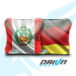 Peruvian German Flag Stick & Slick Bags