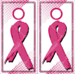 Pink Ribbon Breast Cancer Cornhole Wrap