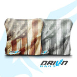 Rustic American Flag Wood Stick & Slick Bags