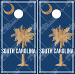 South Carolina Palmetto Tree Cornhole Wrap