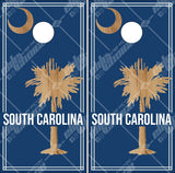 South Carolina Palmetto Tree Cornhole Wrap