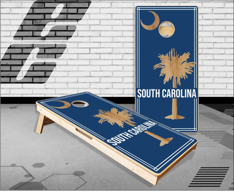 South Carolina Palmetto Tree Cornhole Boards
