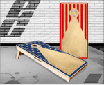 Stars and stripes Wood Cornhole Boards