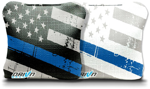 Thin Blue Line Distrssed Flag Stick & Slick Bags