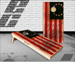 1776 Flag Cornhole Boards