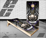 5 Skulls and Dust Cornhole Boards