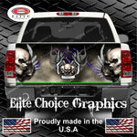 5 Skulls and Dust Tailgate Wrap