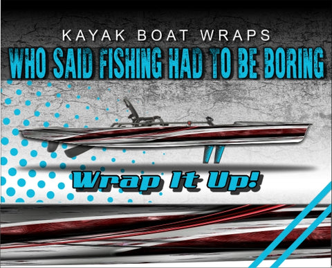 Aftermath Kayak Vinyl Wrap Kit Graphic Decal/Sticker 12ft and 14ft