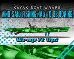 Alien Rock Kayak Vinyl Wrap Kit Graphic Decal/Sticker 12ft and 14ft
