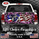American Buck Obliteration Pink Tailgate Wrap