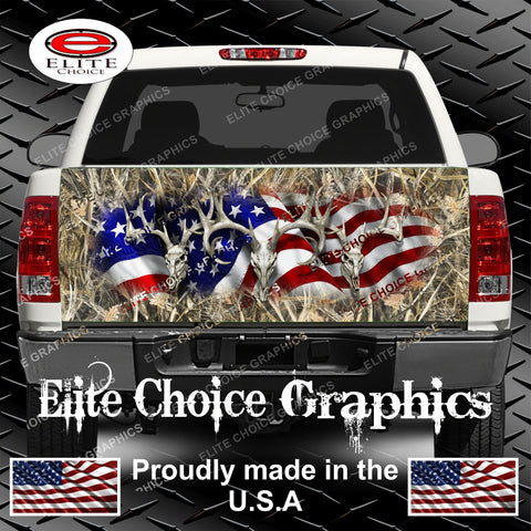 American Buck Tallgrass Duck Tailgate Wrap