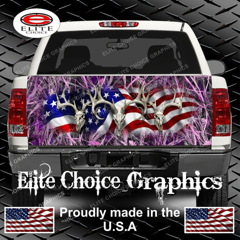 American Buck Tallgrass Pink Tailgate Wrap