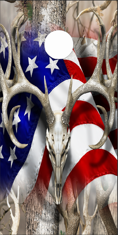 American Deer Oblit Camo UV Direct Print Cornhole Tops