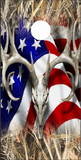 American Deer Tallgrass Camo UV Direct Print Cornhole Tops