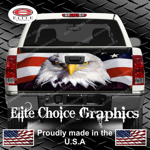 American Flag Eagle 1 Tailgate Wrap