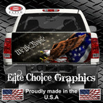American Flag Eagle Constitution Tailgate Wrap