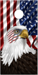 American Flag Eagle UV Direct Print Cornhole Tops