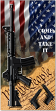 American Flag Gun Rights UV Direct Print Cornhole Tops
