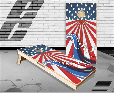 American Flag Stars N Stripes Cornhole Boards