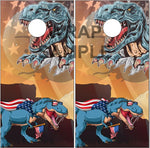 American T Rex UV Direct Print Cornhole Tops