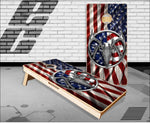 American Wood Buck Deer Cornhole Boards