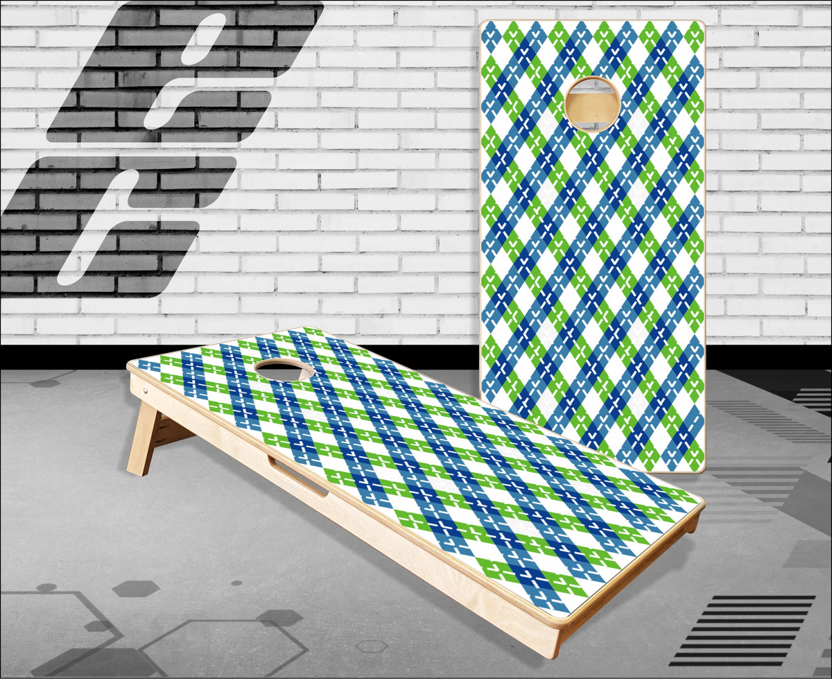 Argyle Cornhole Boards – Elite Choice Graphics