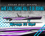 Avalon Purple Kayak Vinyl Wrap Kit Graphic Decal/Sticker 12ft and 14ft