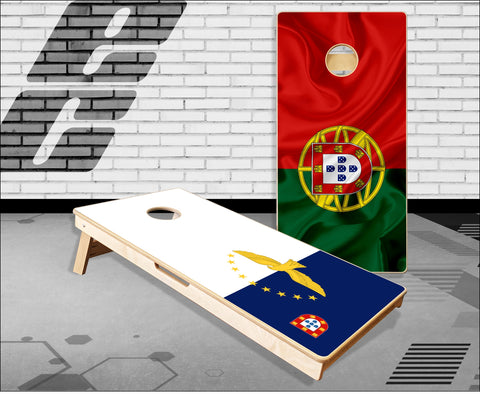 Azores Portugal Flag Cornhole Boards