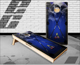 Billiards Skull Cornhole Boards