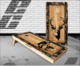 Bass BUck Camo Wood2 Cornhole Boards