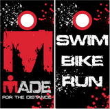 Bike Swim Run Cornhole Wrap