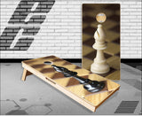 Bishop Chess Board Cornhole Boards