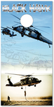 Black Hawk Helicopter 2 UV Direct Print Cornhole Tops