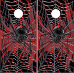 Black Widow Spider UV Direct Print Cornhole Tops