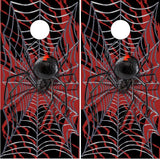 Black Widow Spider UV Direct Print Cornhole Tops