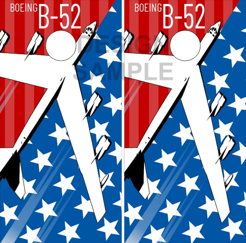 Boing B-52 Cornhole Wrap