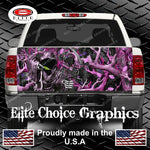 Bow Reaper Obliteration Pink Camo Tailgate Wrap