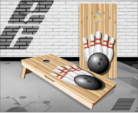 Bowling Wood Cornhole Boards