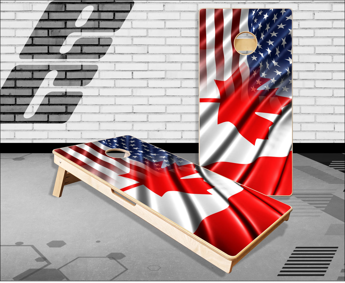 Canadian Flag Blend Cornhole Boards – Elite Choice Graphics