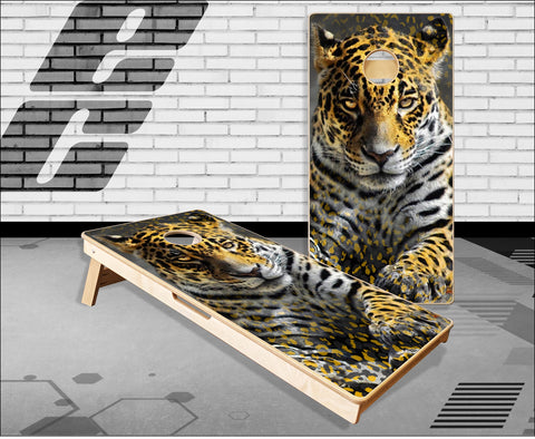 Cheetah Cornhole Boards