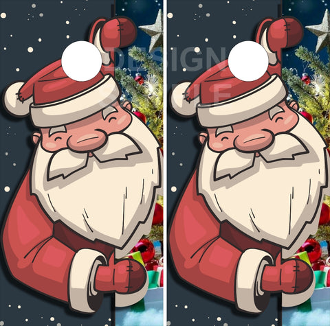 Christmas Santa UV Direct Print Cornhole Tops
