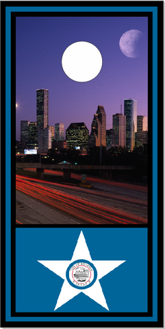 City Of Houston CW Cornhole Wrap