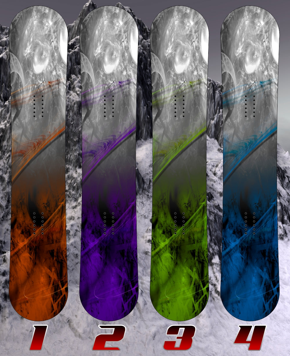 Cosmic Smoke Snowboard Wrap sold by Board Rockers, Skin, Decal, Sticker