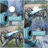 Civil War Canons Cornhole Wrap