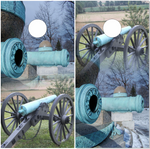 Civil War Canons UV Direct Print Cornhole Tops