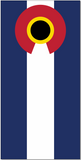 Colorado Flag Cornhole Wrap