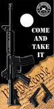 Come And Take It Gun Rights UV Direct Print Cornhole Tops