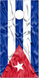 Cuban Flag Cornhole Wrap